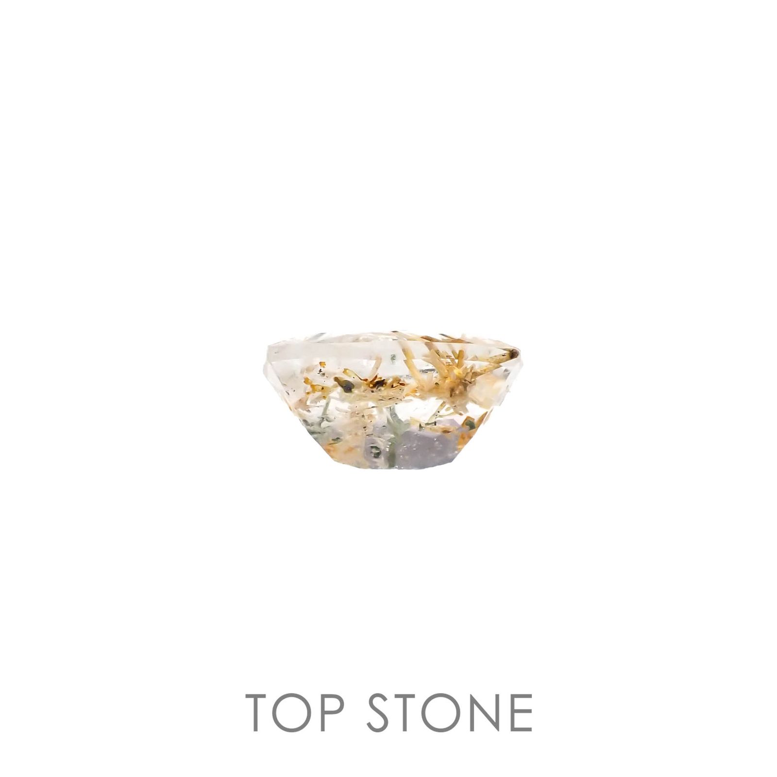 ヘデンベルジャイトインクォーツ インドネシア産 2.74ct[230120051]10.8x7.6mm前後