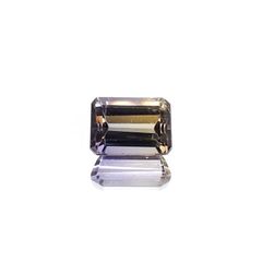 バイカラータンザナイト(宝石名バイカラー・ゾイサイト) タンザニア産 ソ付(彩珠) 0.887ct / 5.9x4.3mm前後 [210711582]