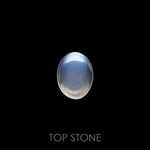 ブルームーンストーン(宝石名ペリステライト)インド産 0.71ct 識別済[220616357]7.9x6.1mm前後