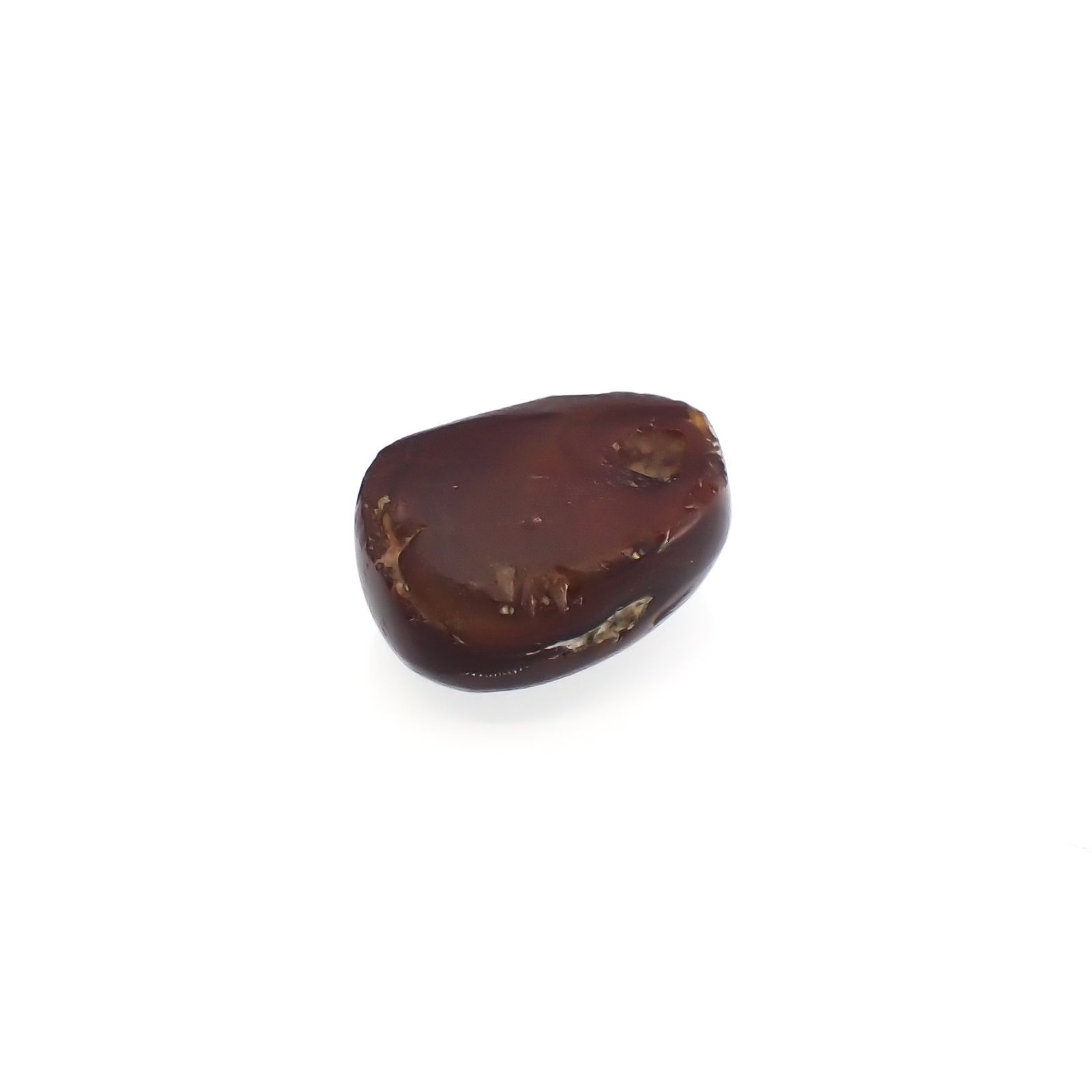 ◇フリーフォーム◇ファイヤーアゲート メキシコ産 4.40ct[220917767]10.9x9.3mm前後