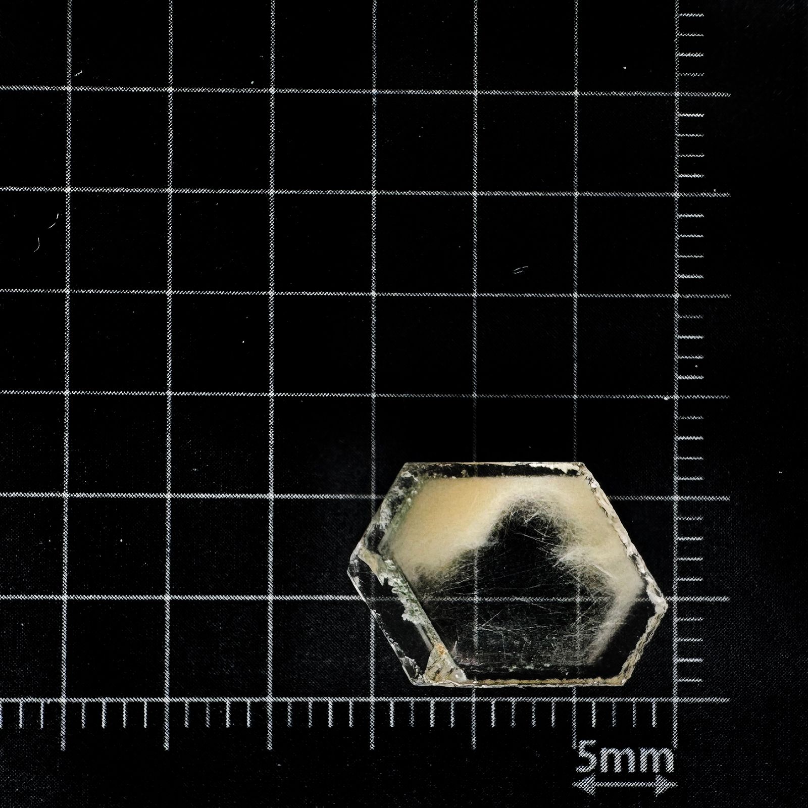 ファントムクォーツ 原石スライス ブラジル産 3.94ct [250330079