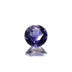 アイオライトサンストーン インド/ブラジル産 0.44ct[230923333]5.2x5.1mm前後