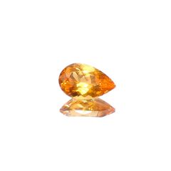 スペサルティンガーネット マンダリンオレンジカラー(宝石名ガーネット)ナイジェリア産 0.80ct 識別済[230923392]7.3x4.6mm前後