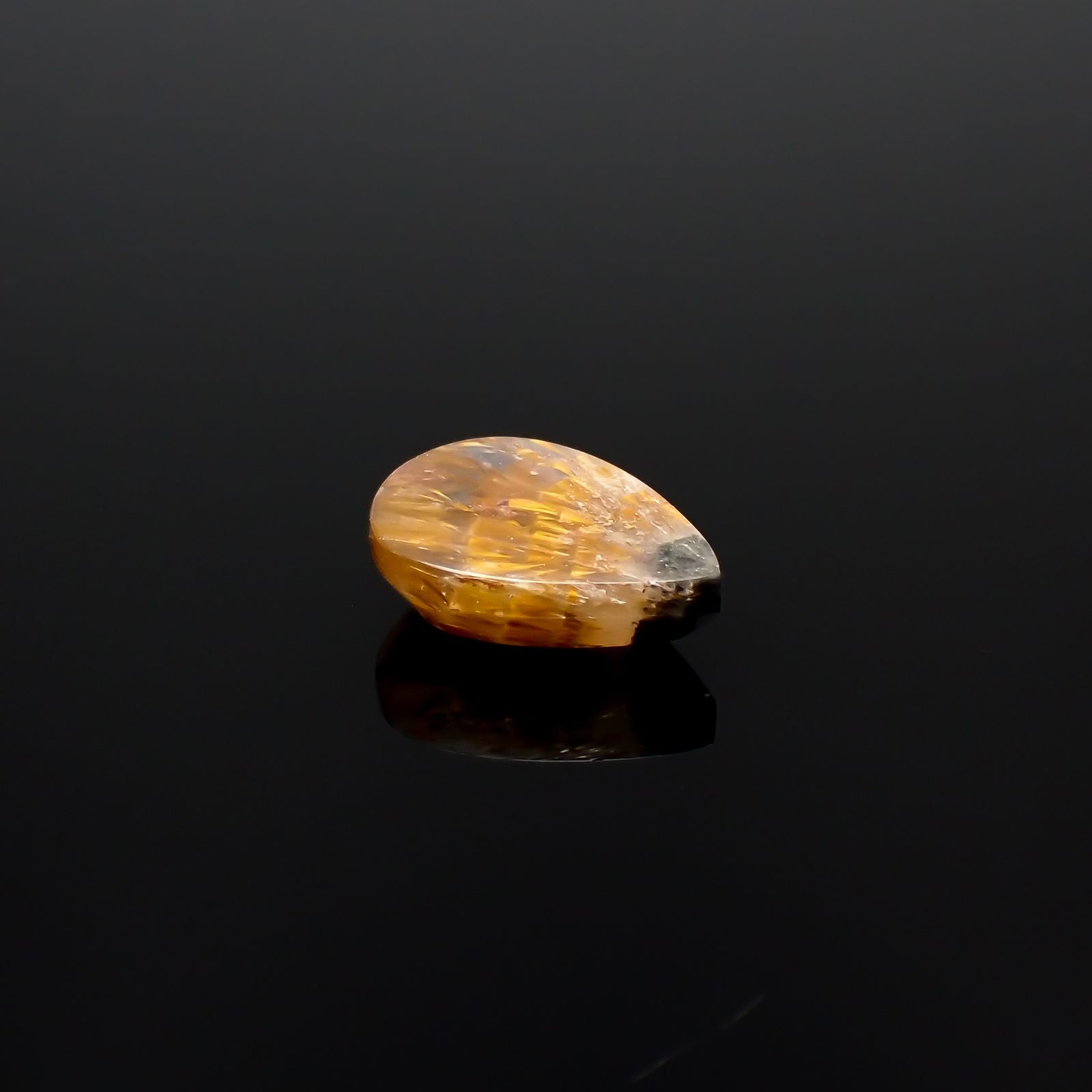ゲーサイトインクォーツ ブラジル産 4.67ct[240427077]14x10.3mm前後