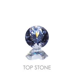 グレイッシュブルースピネル(宝石名スピネル)ビルマ/マダガスカル産 0.30ct 識別済[221219507]4x4mm前後