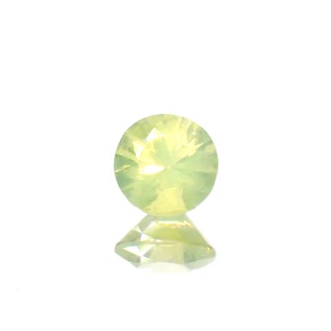 クリソベリル(宝石名クリソベリル)スリランカ産 0.23ct 識別済[230622494]3.6x3.6mm前後