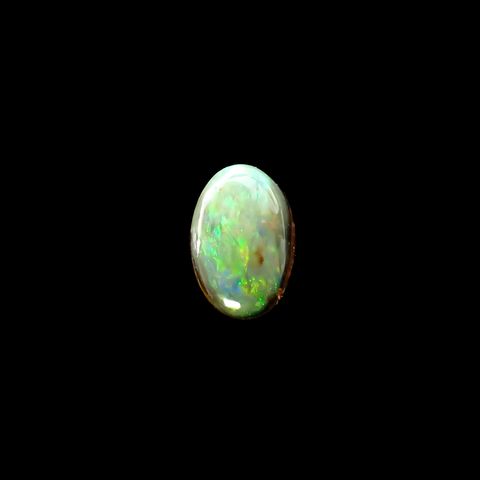 ボルダーオパール 原石磨き オーストラリア産 0.72ct[231225153]7x4.7mm前後