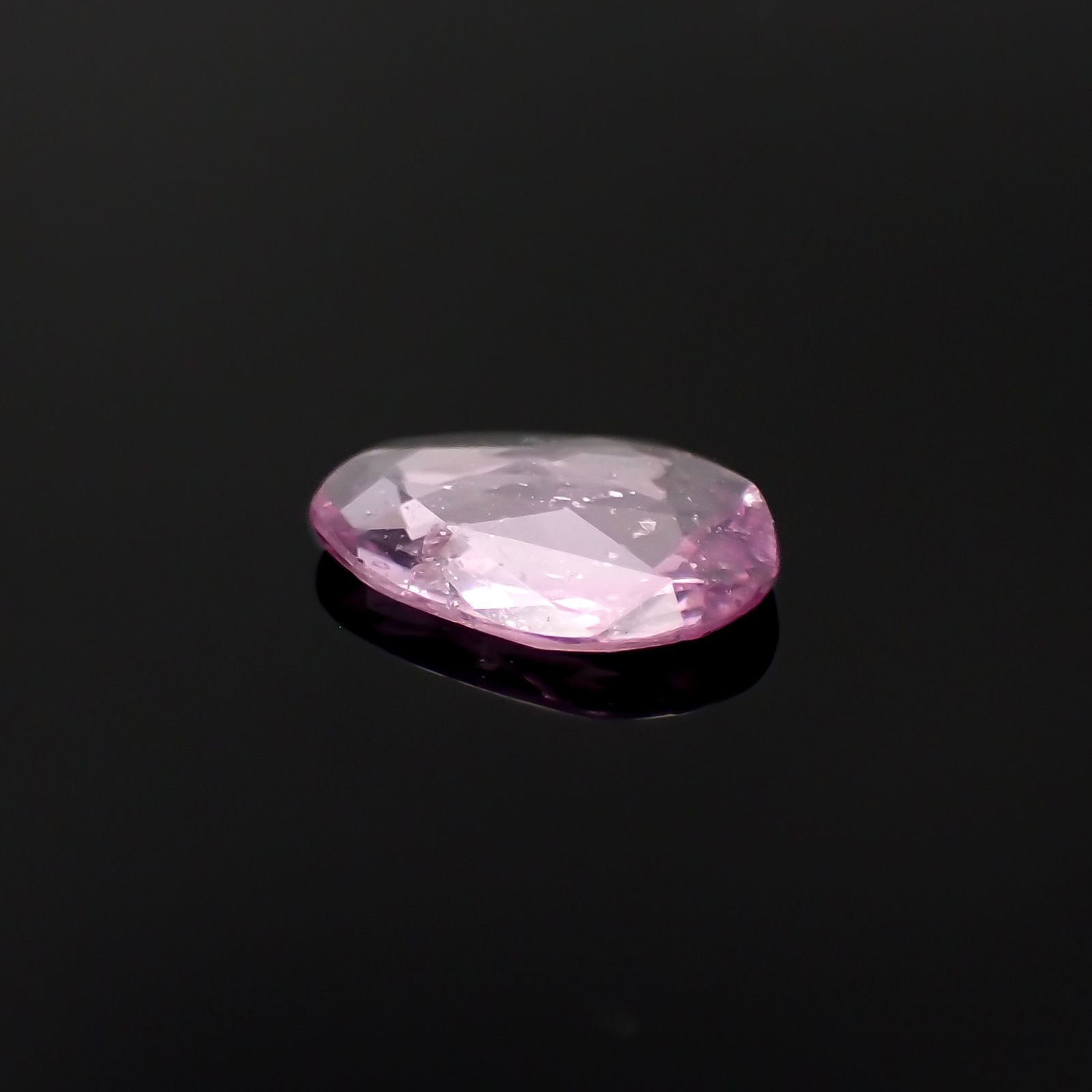 ◇ローズカット◇パープルピンクサファイア マダガスカル産 0.55ct[230722666]7.4x5.6mm前後