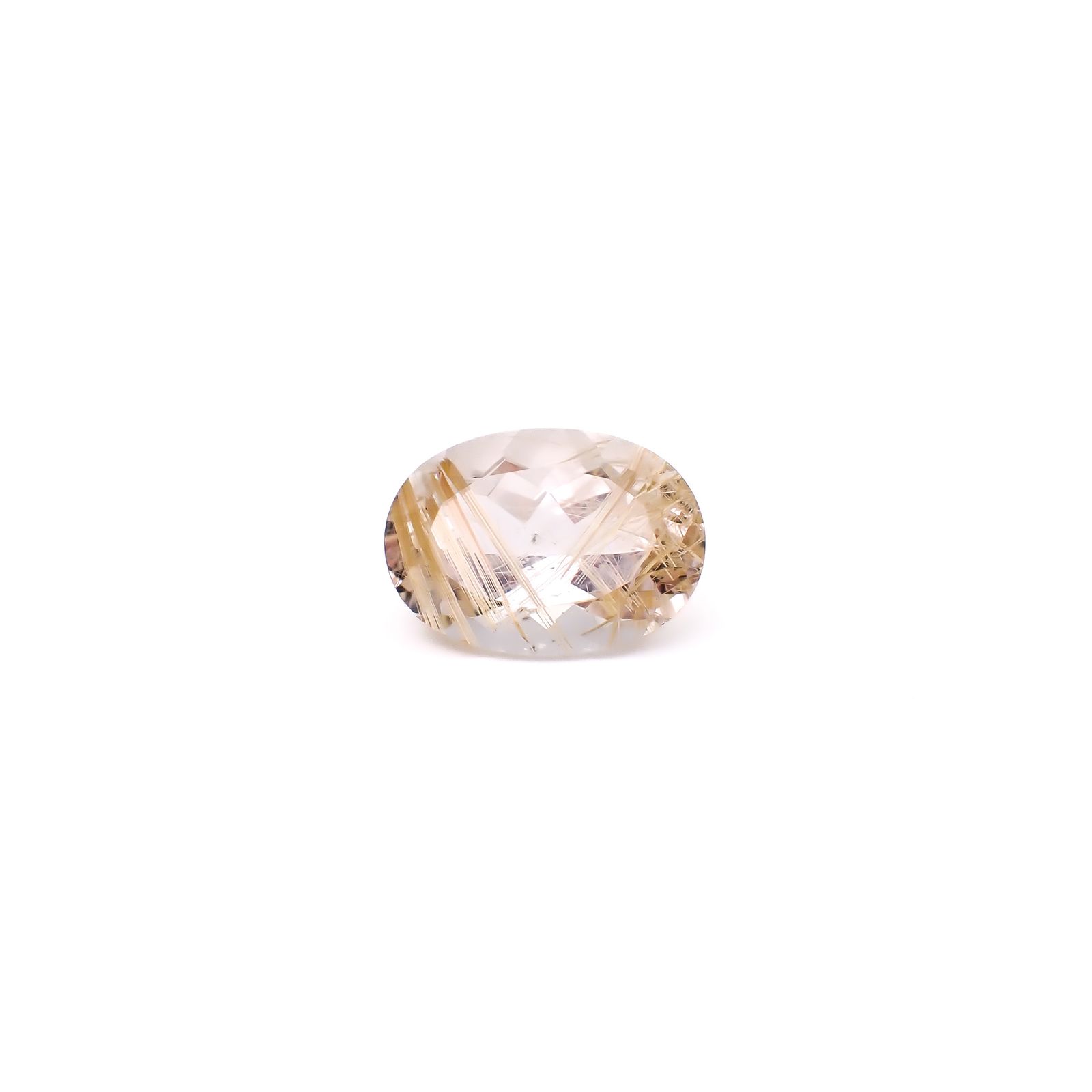 ルチルクォーツ ブラジル産 12.58ct / 17.9x12.8mm前後 [260732402]