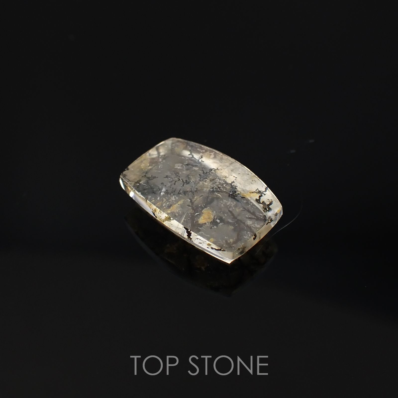 デンドリチッククォーツ ブラジル産 4.45ct[220616711]13.5x8.9mm前後
