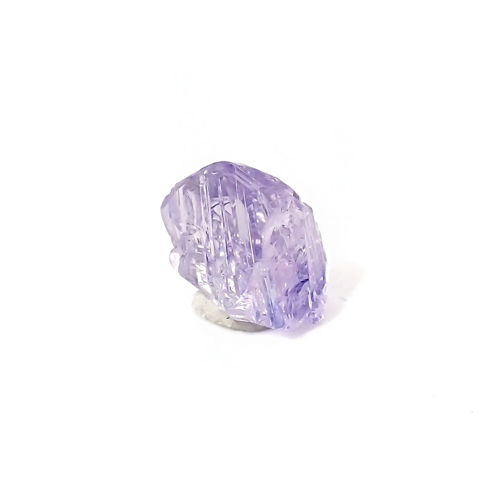 バイカラータンザナイト 原石 タンザニア産 2.52ct / 9x7.1mm前後 [260424982]