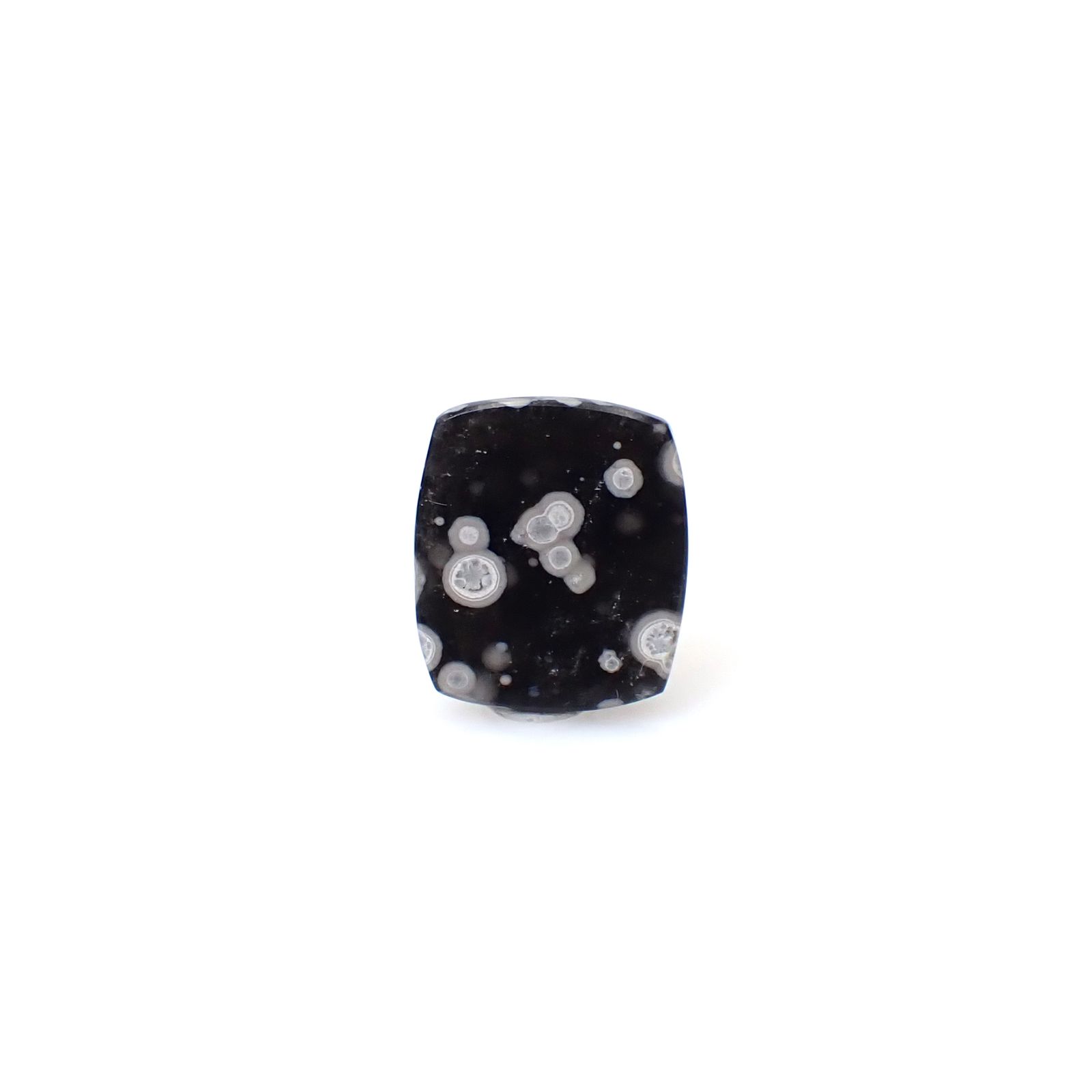 コスミックオブシディアン イタリア産 5.31ct [250730667]13.5x11.9mm前後
