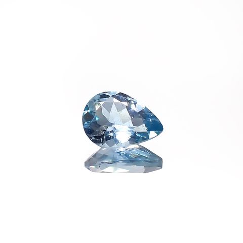 アクアマリン サンタマリアカラー ナイジェリア/マダガスカル産 0.54ct[240225977]6.9x4.9mm前後