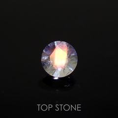 レインボームーンストーン(宝石名ラブラドライト)マダガスカル産 0.33ct 識別済[221219518]4.5x4.5mm前後