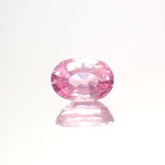 ピンクスピネル(宝石名ピンク・スピネル)タンザニア産 1.080ct ソ付(彩珠)[230722575]7.2x5mm前後