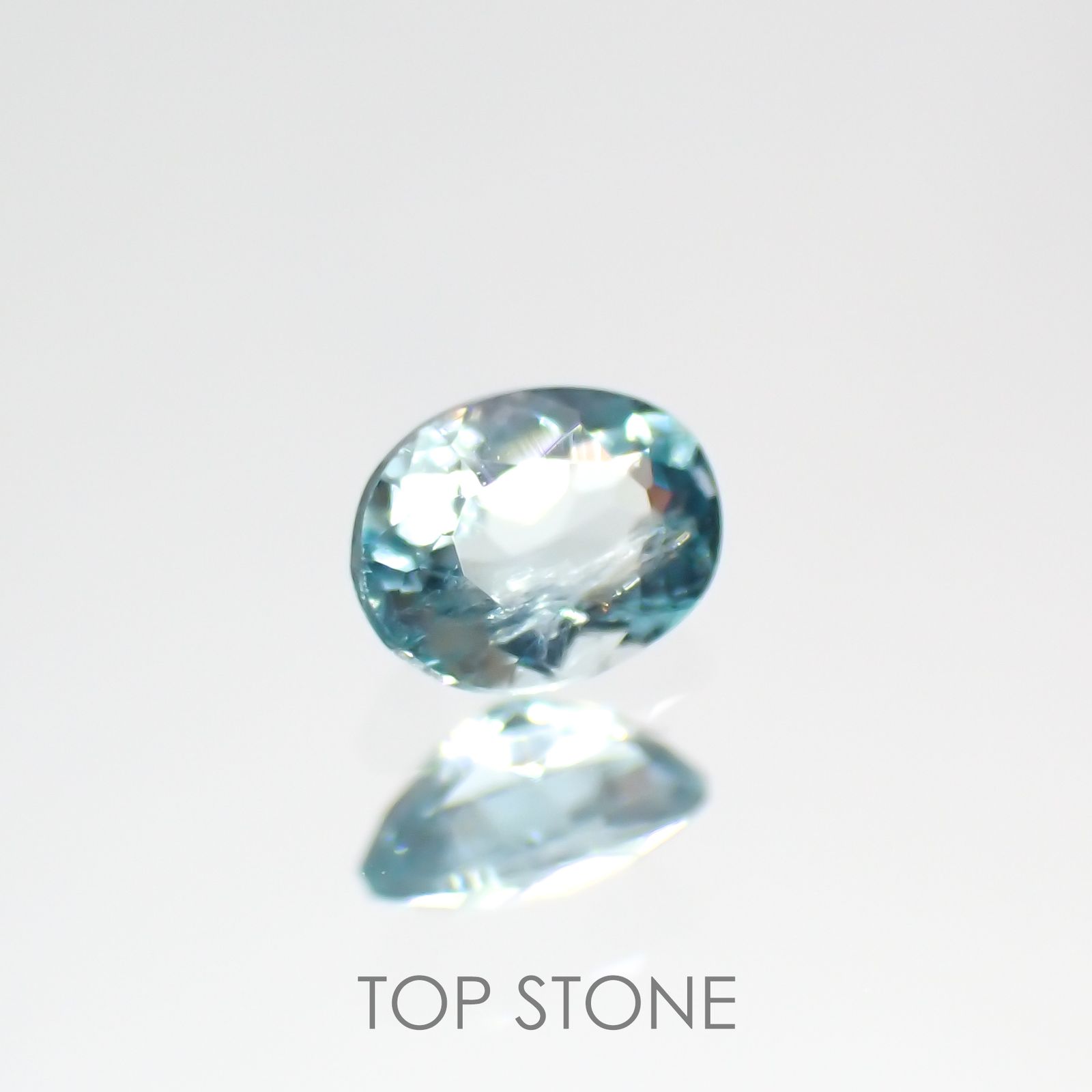 グランディディエライト(宝石名グランディディエライト) マダガスカル産 0.15ct 識別済[21059850]3.8×2.9mm前後