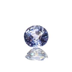 アイスブルーサファイア(宝石名サファイア)スリランカ/マダガスカル産 0.29ct 識別済[230119940]3.9x3.8mm前後