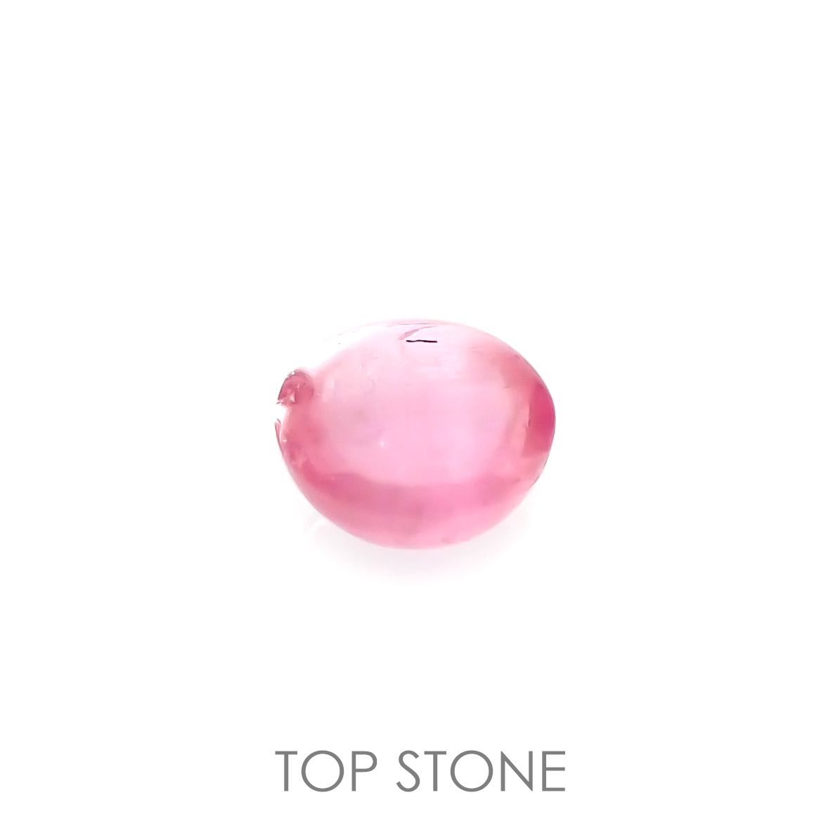 ペツォッタイトキャッツアイ(ラズベリル)(宝石名ペツォッタイト・キャッツアイ)マダガスカル産 0.375ct ソ付(彩珠)[220114353]4.2x4.2mm前後