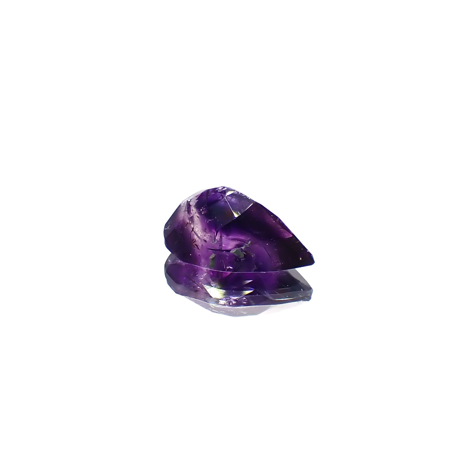 アメジストエレスチャル ナイジェリア産 2.96ct[240928874]12.3x8.1mm前後