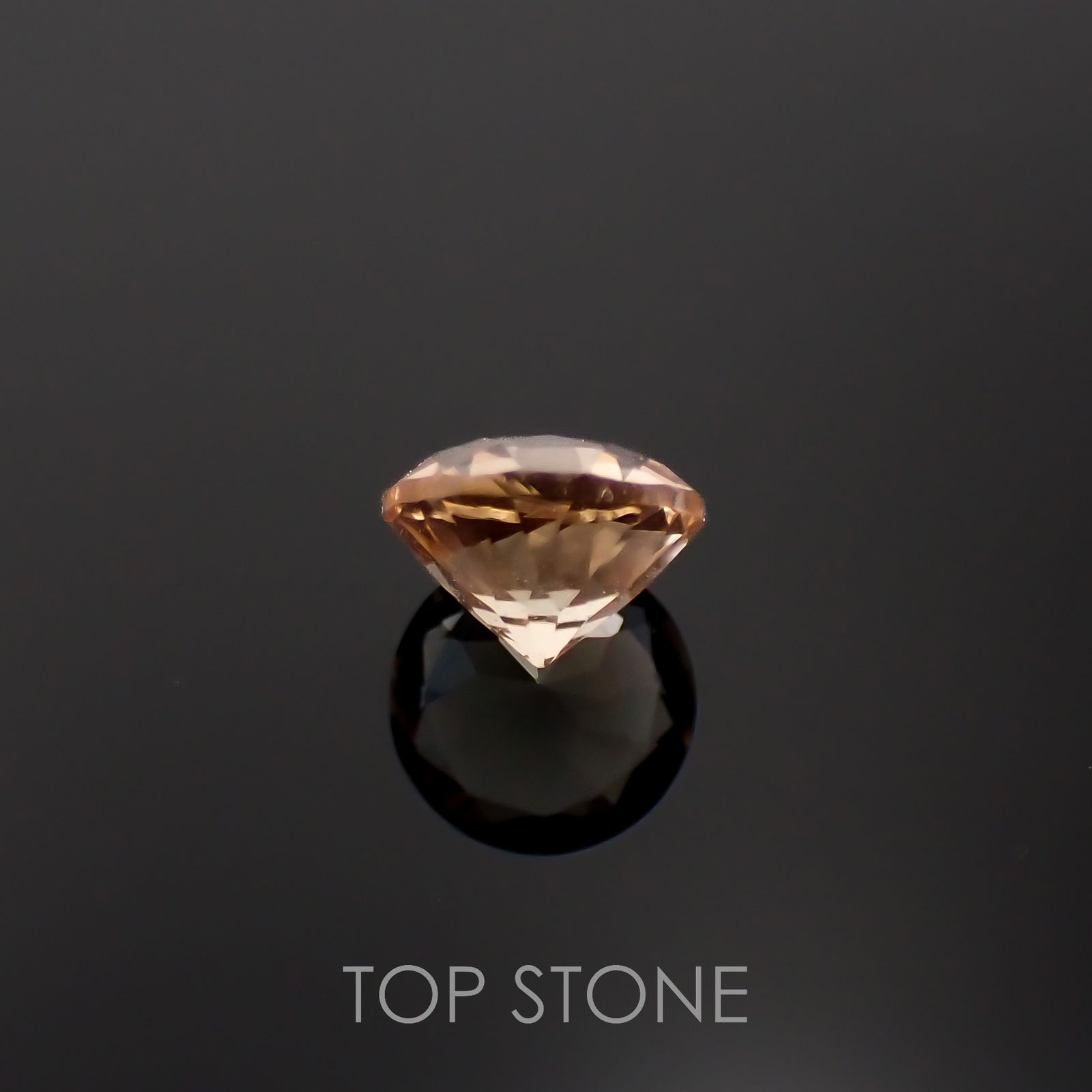 バイカラーオレゴンサンストーン アメリカ・オレゴン州産 0.79ct[230220677]6x6mm前後