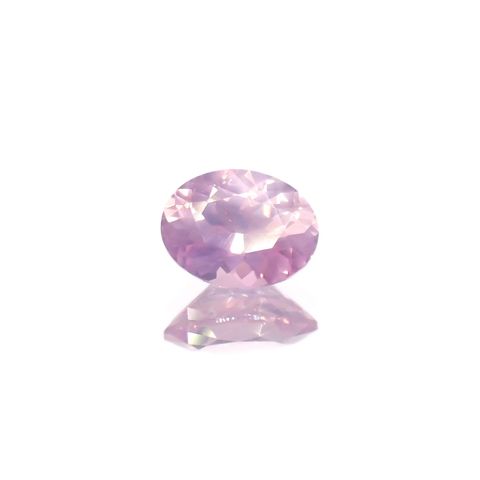 シルキーピンクサファイア 非加熱 ベトナム産 0.38ct / 5.1x3.8mm前後 [260822789]