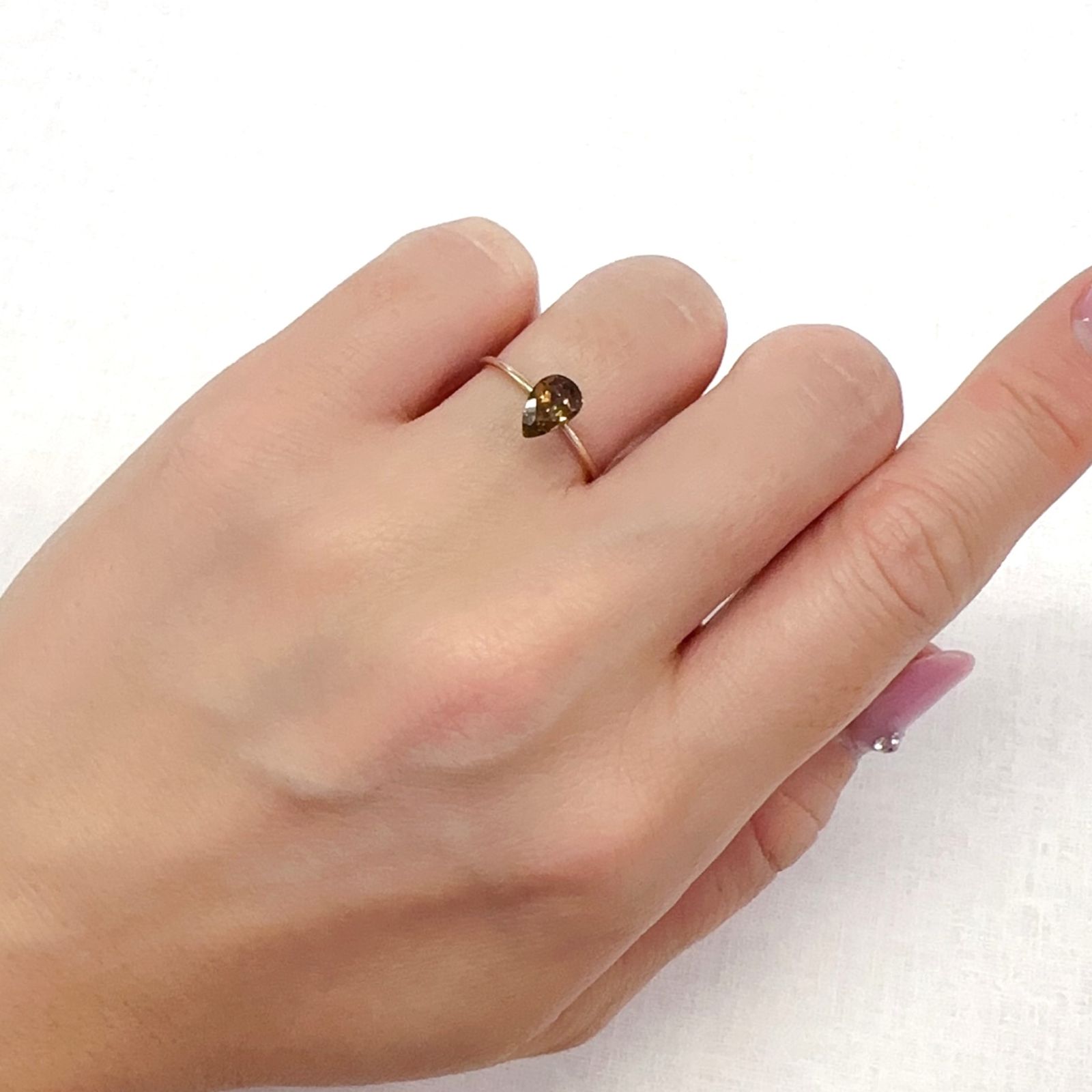 エンスタタイト(宝石名エンスタタイト)タンザニア産 0.92ct 識別済[231124321]7.1x4.8mm前後