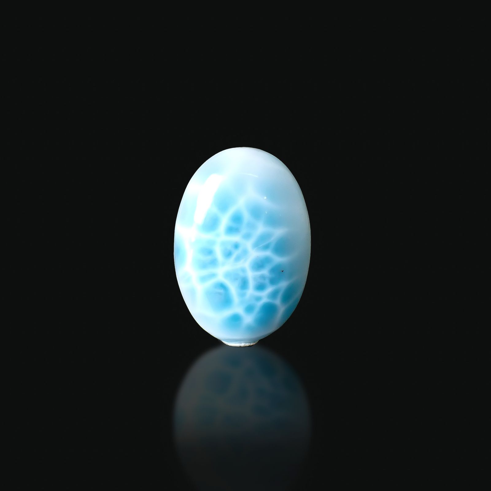 ラリマー ドミニカ共和国産 66.18ct / 36.6x25.3mm前後 [250630554]