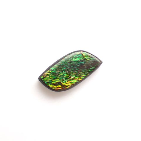 ◇フリーフォーム◇アンモライト トリプレット カナダ産 1.73ct[230823121]12.3x6.6mm前後