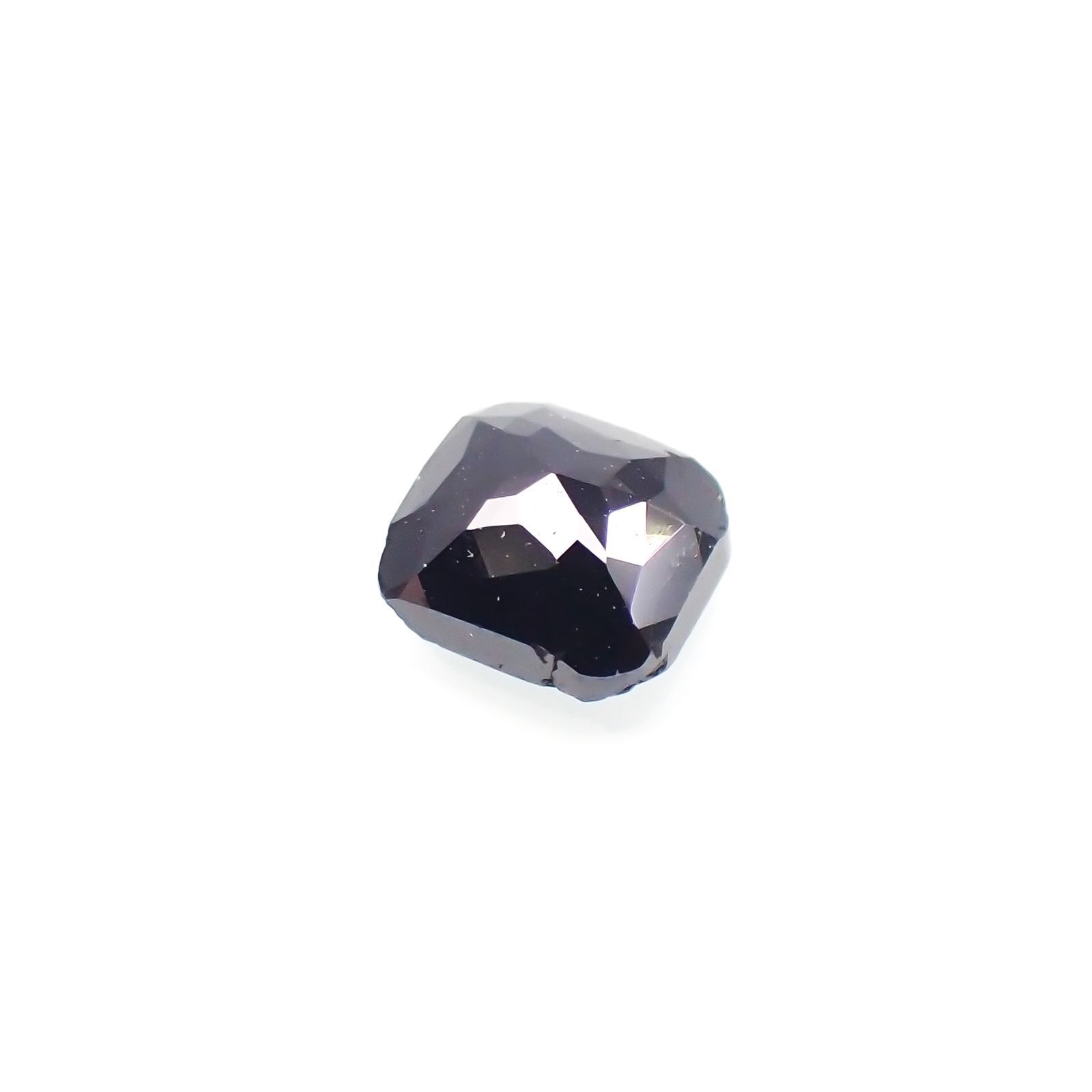 ブラックダイヤモンド(宝石名ダイアモンド) ジンバブエ産 0.31ct 識別済[210812802]4.1×3.9mm前後