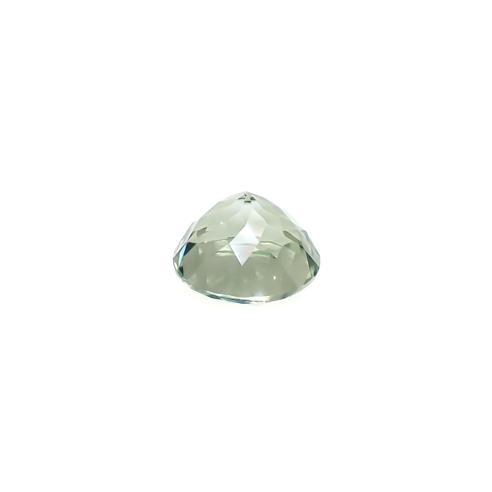 プラシオライト(グリーンアメジスト) ブラジル産 9.83ct [241229566]13.8x13.8mm前後