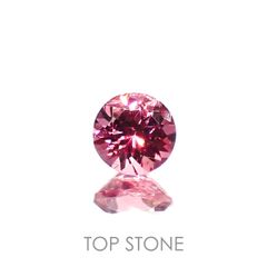 ホットピンクスピネル(宝石名ピンク・スピネル)タンザニア産 0.32ct 識別済[230120031]4.1x4.1mm前後