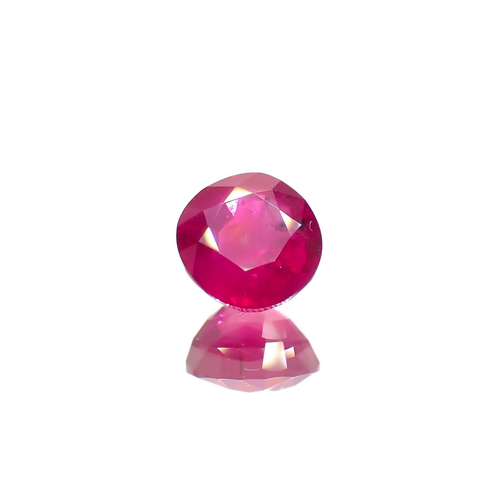 ルビー 非加熱(宝石名ルビー) ミャンマー産 GIA鑑付 1.37ct / 6.1x5