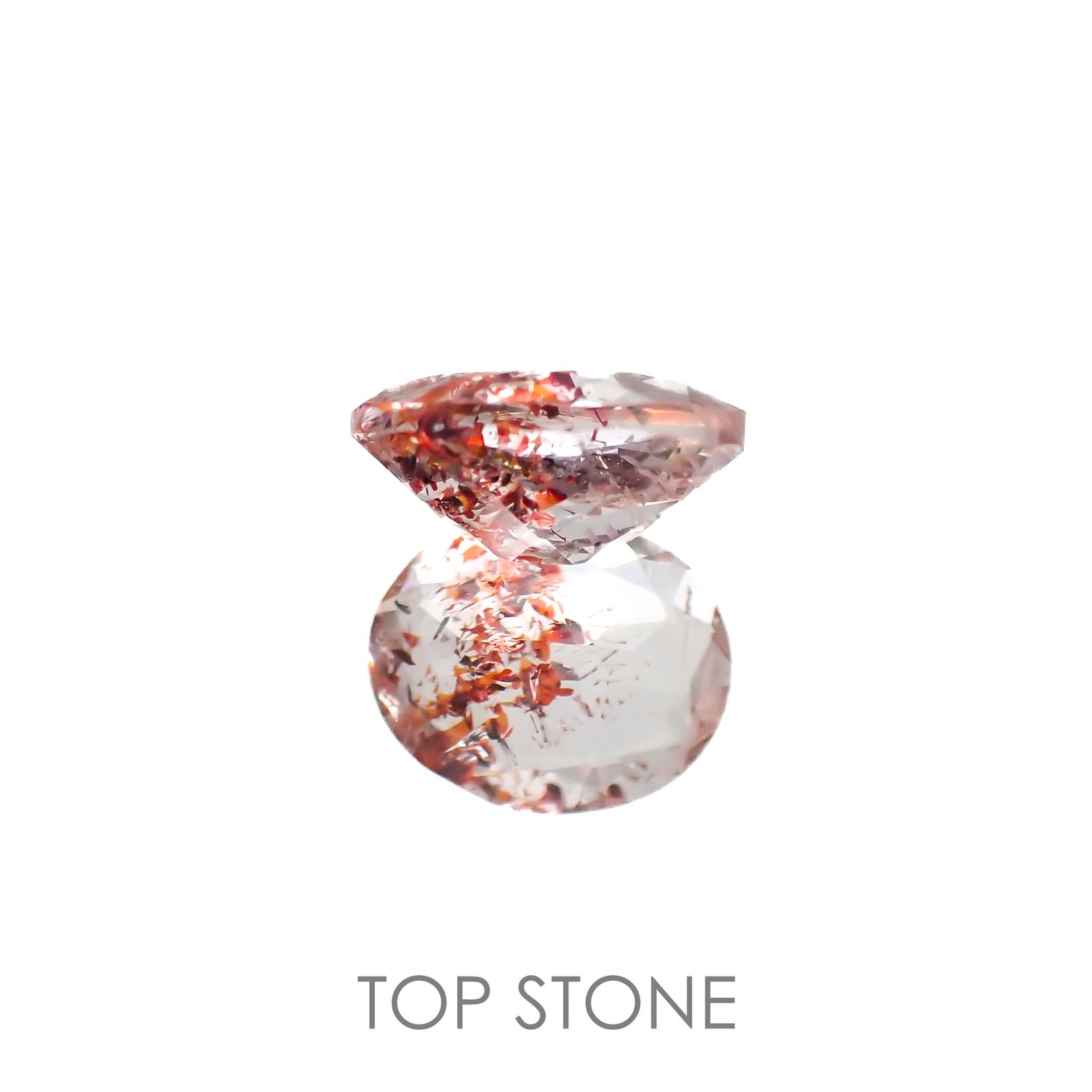ファイヤークォーツ ナイジェリア産 1.40ct[220917574]8.6x7mm前後