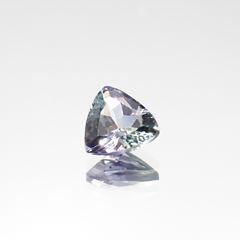 バイカラータンザナイト(宝石名ゾイサイト)タンザニア産 0.50ct 識別済[230421797]5.1x5.2mm前後