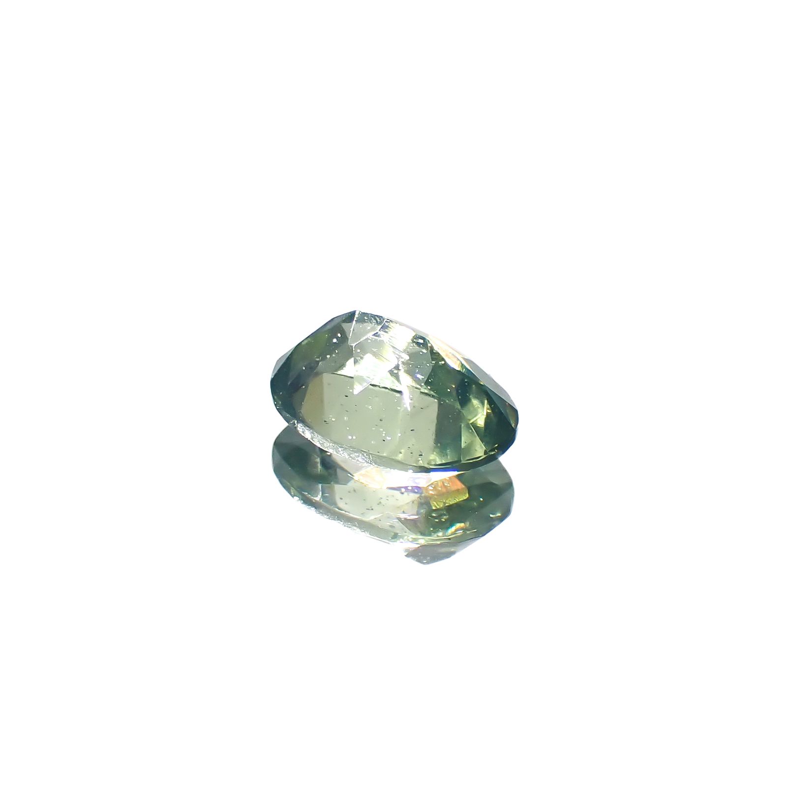 グリーンジルコン スリランカ/カンボジア産 1.29ct[240728536]7.5x5.4mm前後