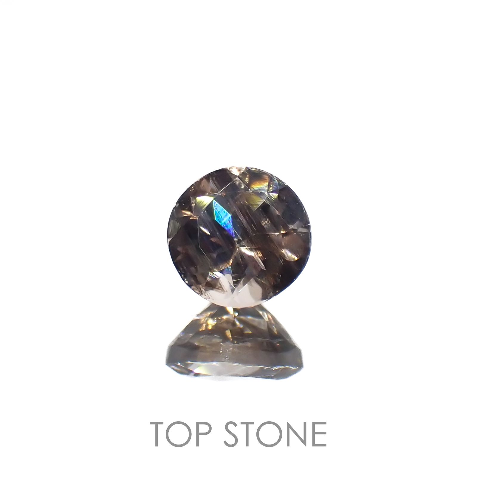 レインボースキャポライト ブラジル産 0.46ct[221119045]4.9x5mm前後