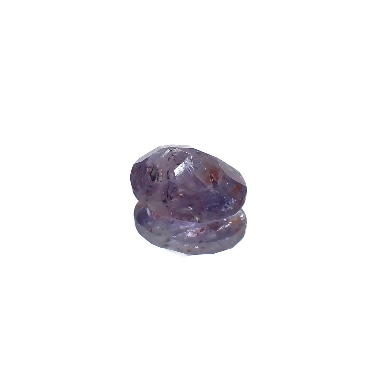 ブラッドショットアイオライト インド産 1.47ct[230622531]8.9x7.1mm前後