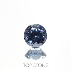 グレイッシュブルースピネル ビルマ産 ルース 0.36ct[210913141]4.2×4.2mm前後