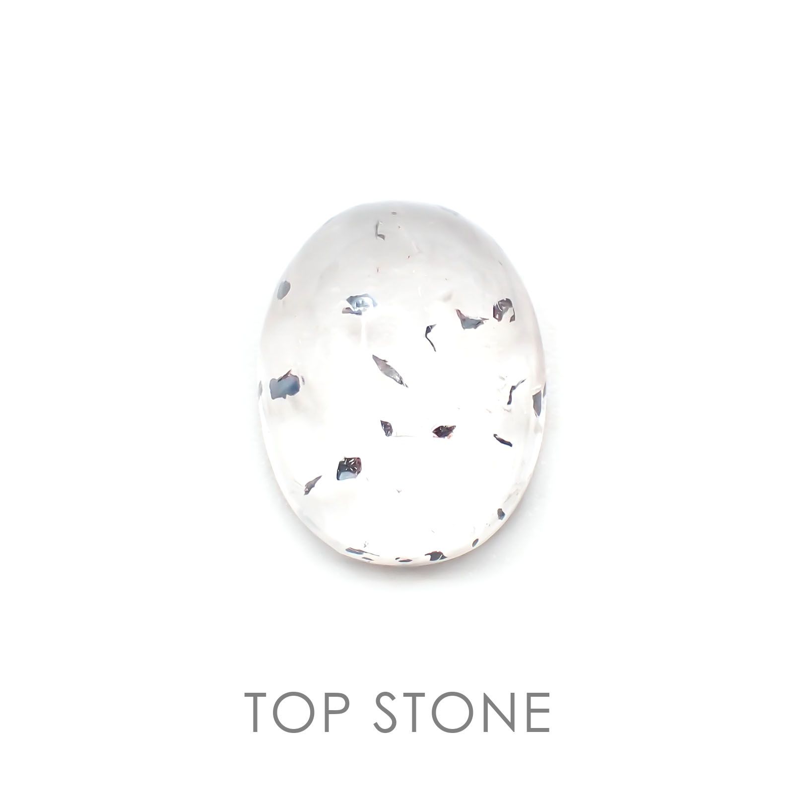 ヘマタイトインクォーツ 中国産 ルース 10.95ct[20127995]15.7×12.2mm前後