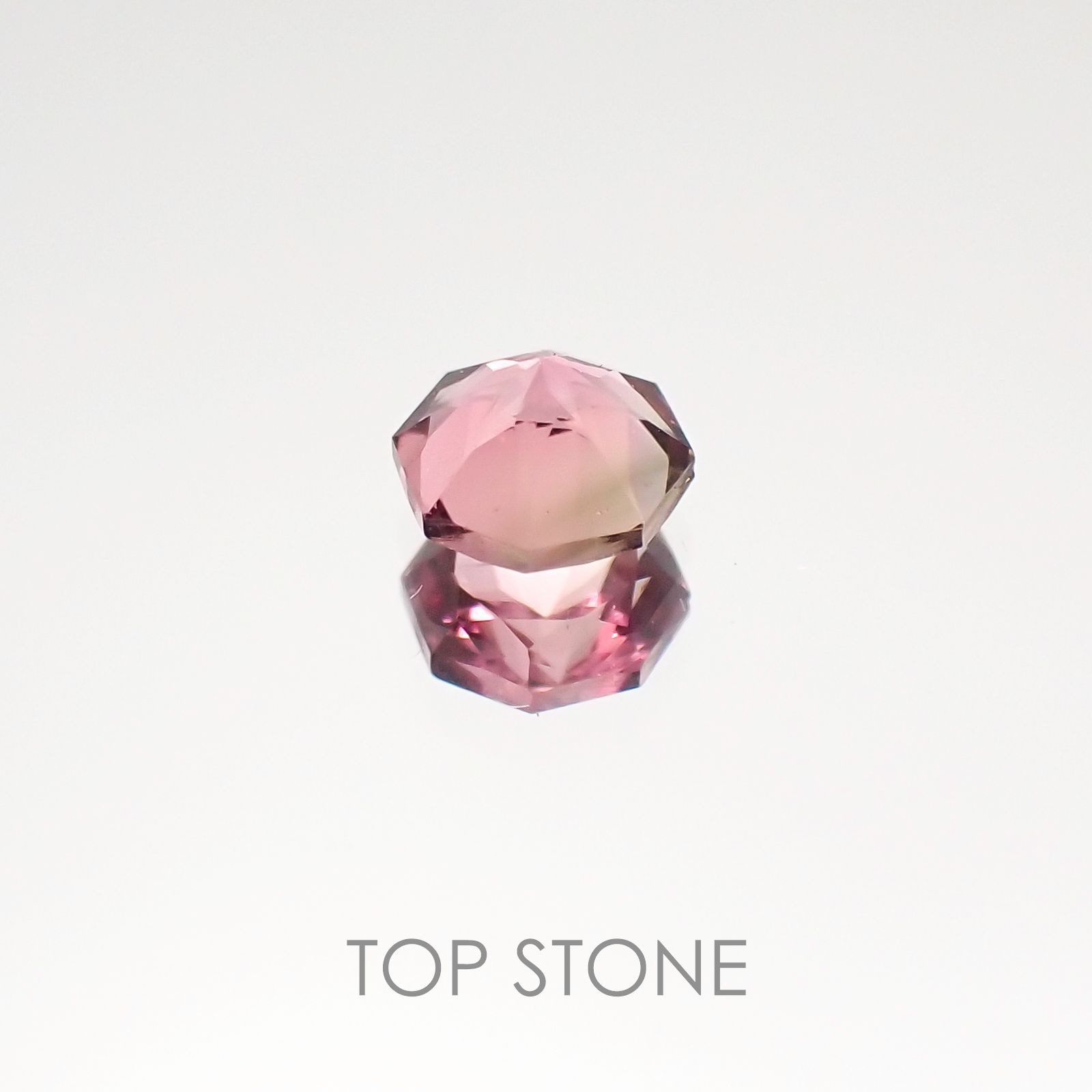 ◇オクタゴンカット◇バイカラートルマリンSA ブラジル・アフリカ産 ルース 0.31ct[20117147]4.4×4.4mm前後