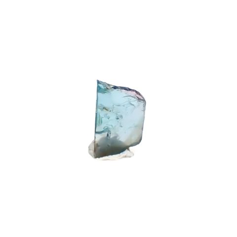 パライバトルマリン 原石スライス ブラジル・パライバ州バターリャ鉱山産 0.36ct [241029347]7.5x4.7mm前後