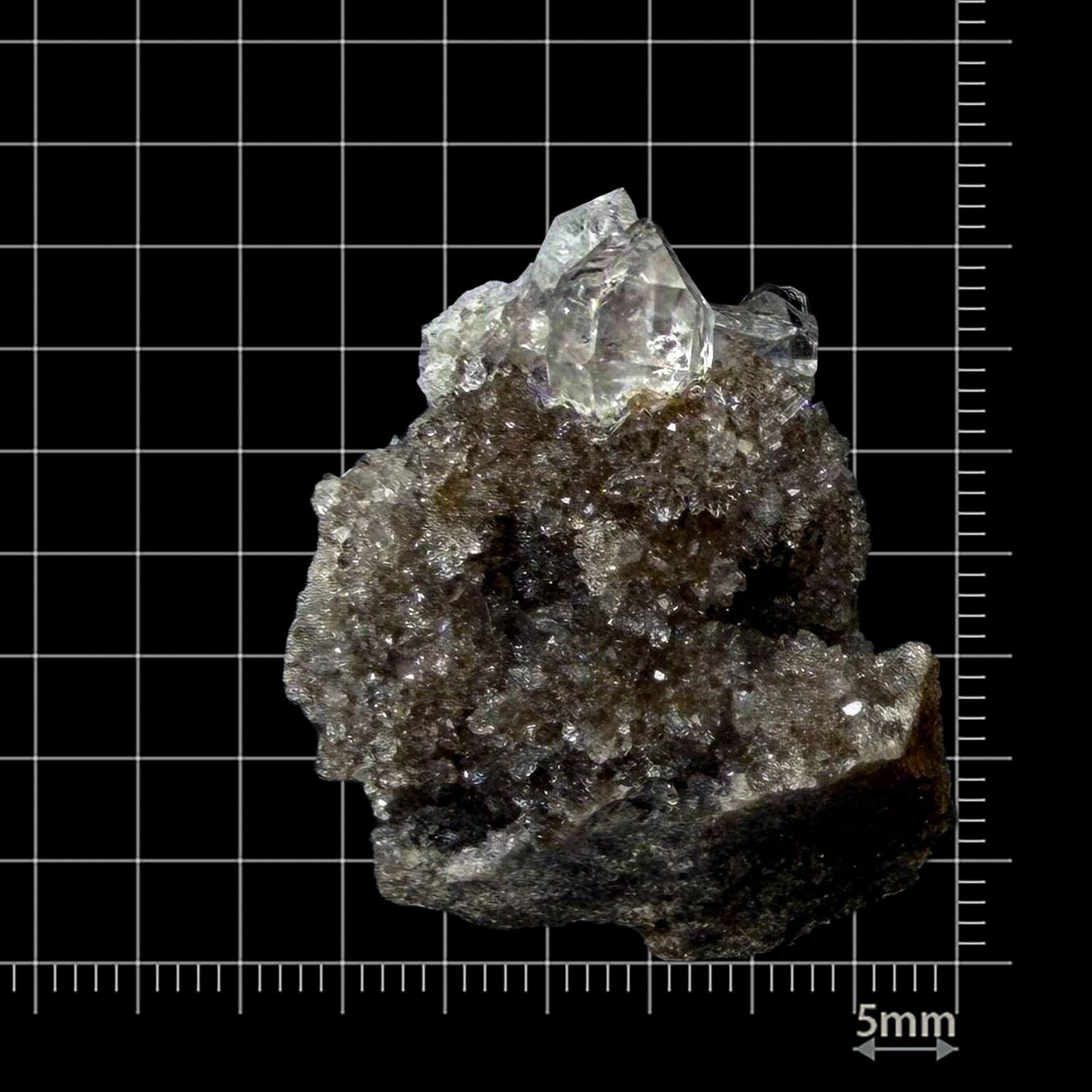 ハーキマーダイヤモンド 原石 アメリカ・ニューヨーク州産 79.17ct / 37.5x30.9mm前後 [260231769]
