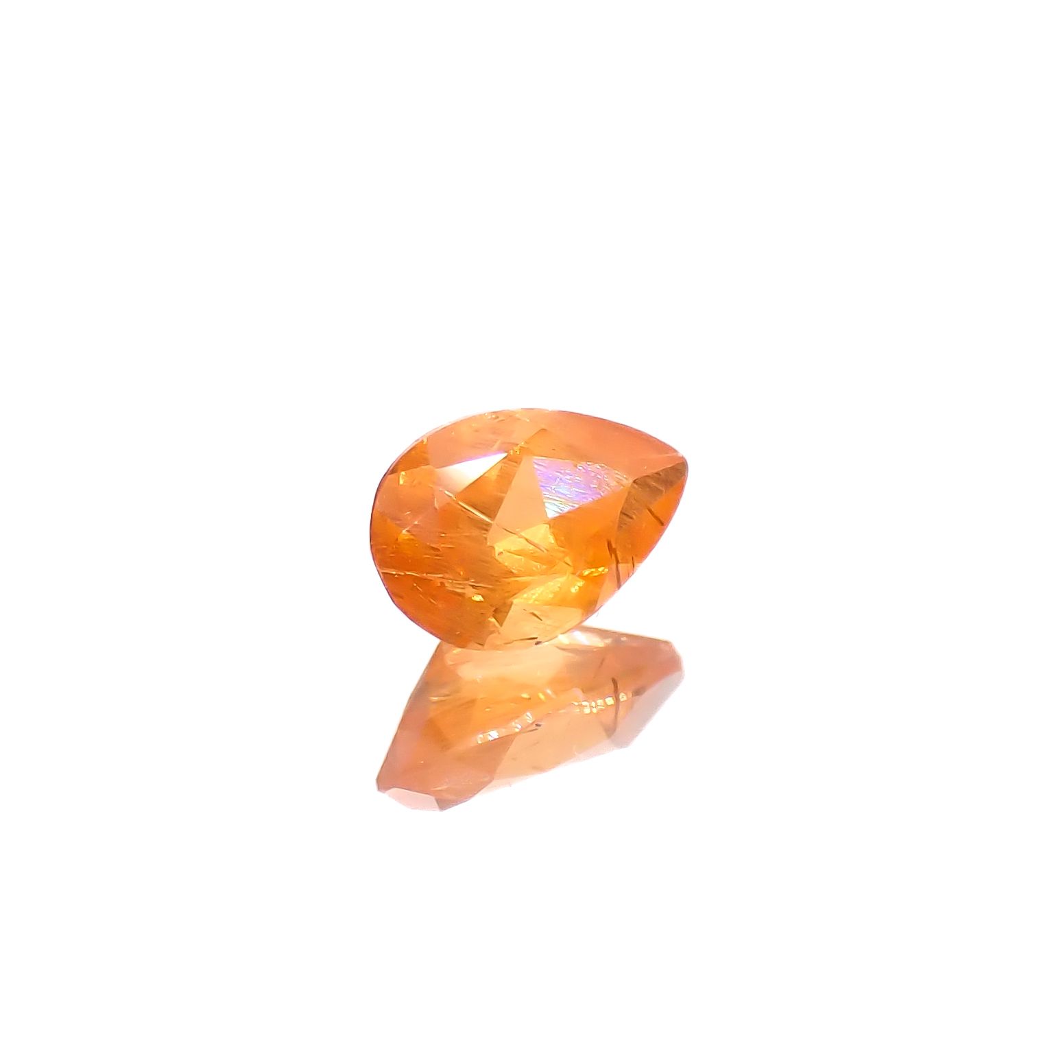 マンダリンガーネット マダガスカル産 0.31ct[240628216]4.9x3.2mm前後