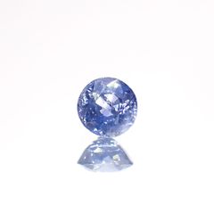 アイスブルーサファイア(宝石名サファイア)スリランカ/マダガスカル産 0.39ct 識別済[220515966]4.2x4.1mm前後