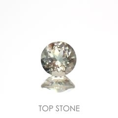 バイカラーオレゴンサンストーン(宝石名ラブラドライト)アメリカ・オレゴン州産 0.78ct 識別済[220616438]6.1x6.1mm前後