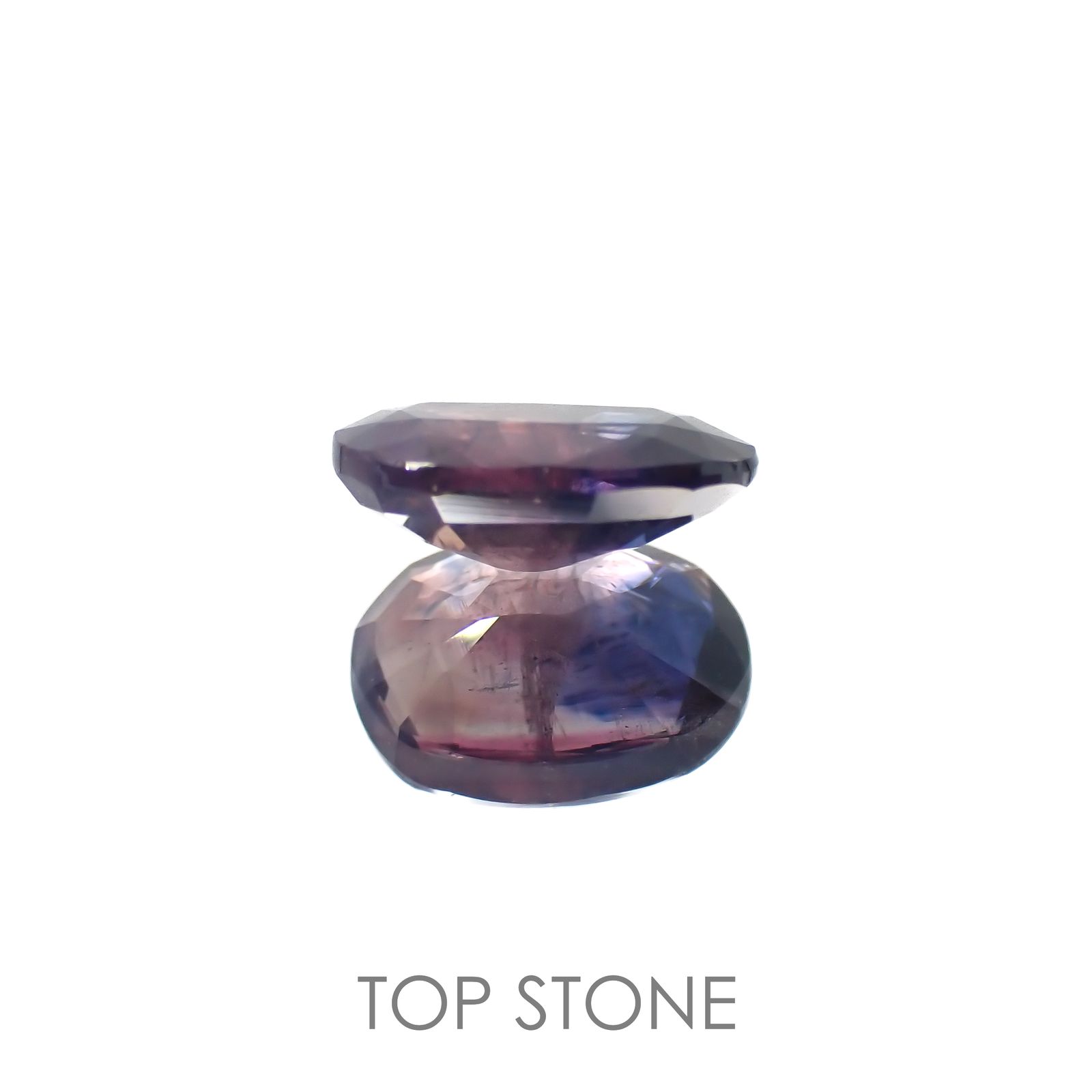 パープルサファイア(宝石名サファイア)カシミール産 1.466ct ソ付(彩珠)[221018938]8.3x6.1mm前後
