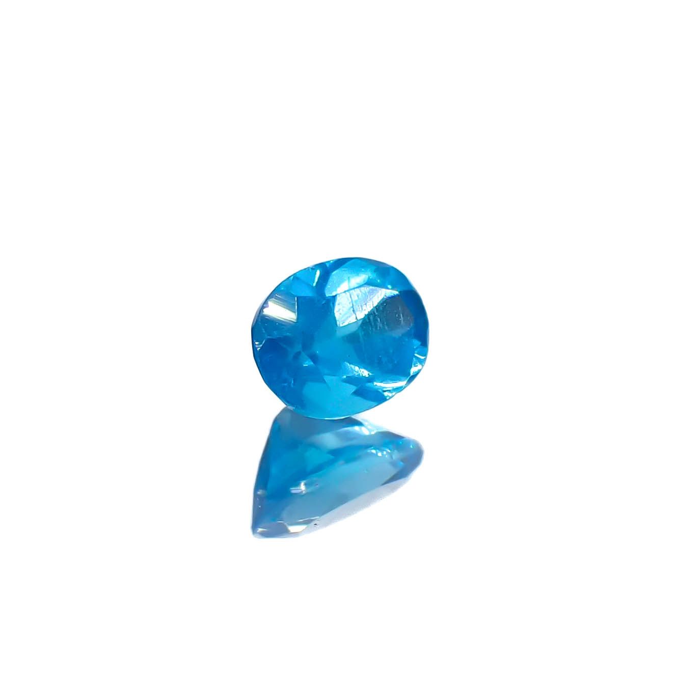 ネオンブルーアパタイト マダガスカル産 0.21ct[240628099]4.1x3mm前後