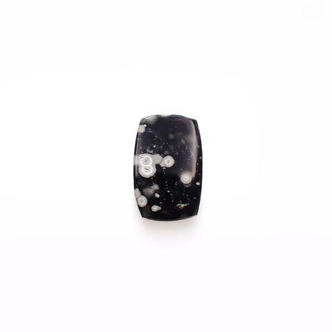 コスミックオブシディアン イタリア産 6.67ct[240427070]16.1x10.4mm前後