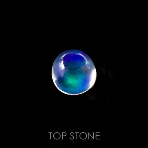 ウォーターオパール メキシコ産 0.49ct[220917623]5.1x4.8mm前後