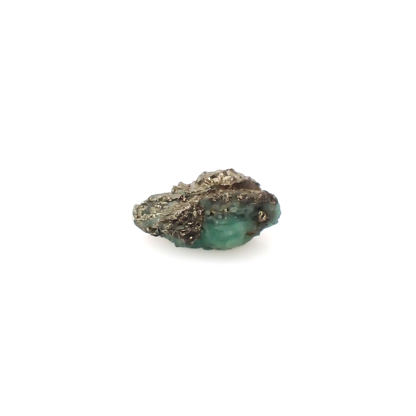 エメラルド 原石 コロンビア産 7.65ct[240427244]15.4x9.4mm前後